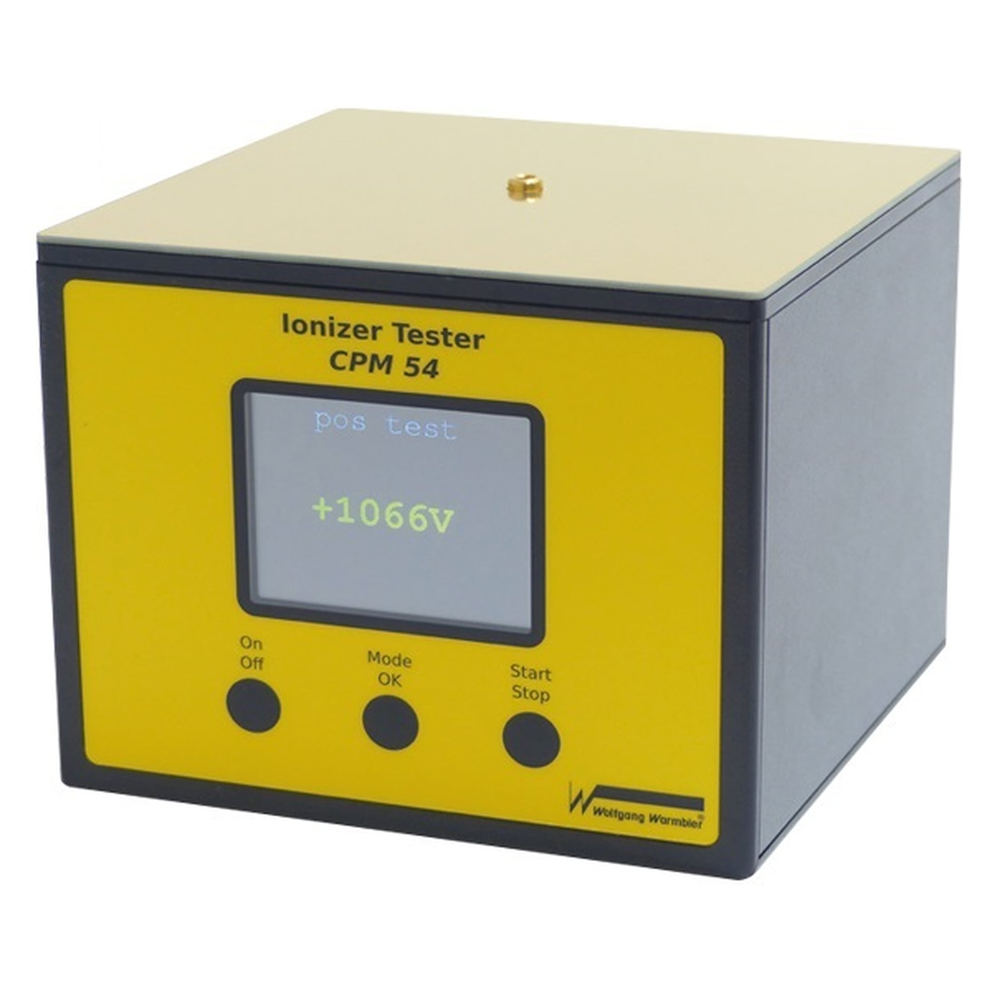 Ionizer Tester CPM54 for Decay Time, Offset and Walking Test, with Batteries and EU Charger - Warmbier 7100.CPM54