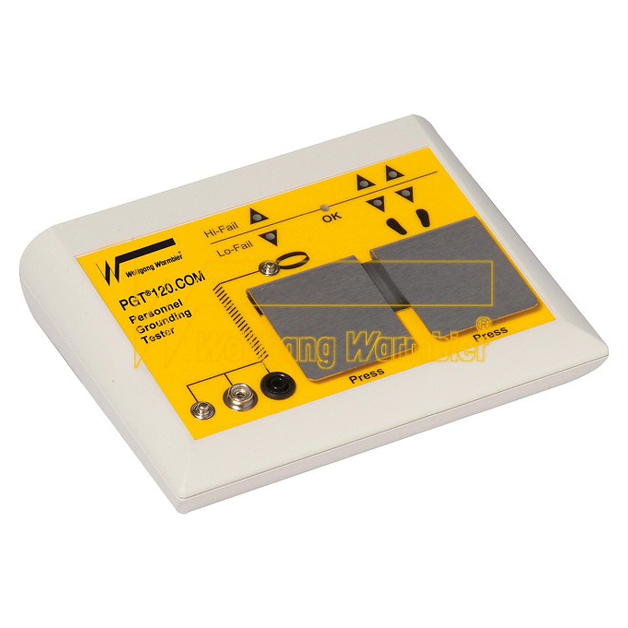 ESD-Personentester PGT120.COM mit RS232-Datenschnittstelle für Zugangskontrolle - Warmbier 7100.PGT120.COM