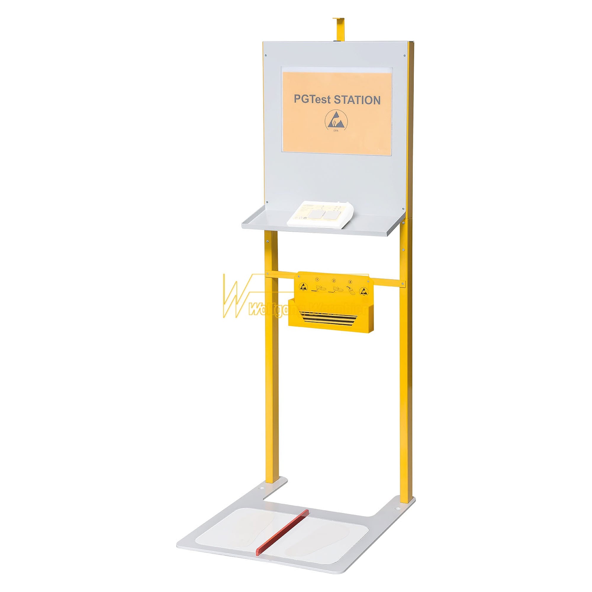 PGTest Station für Personentester PGT120 mit Magnet-Dokumententasche A3 - Warmbier 7100.PGT120.TEST.V01