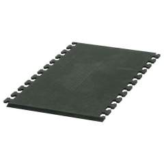 Warmbier 1307.B1.Q970.Q610.VM. ESD Bodenmatte Ecostat,Puzzletechnik: quer, Mittelstück, schwarz, genoppt, 970x610x13 mm