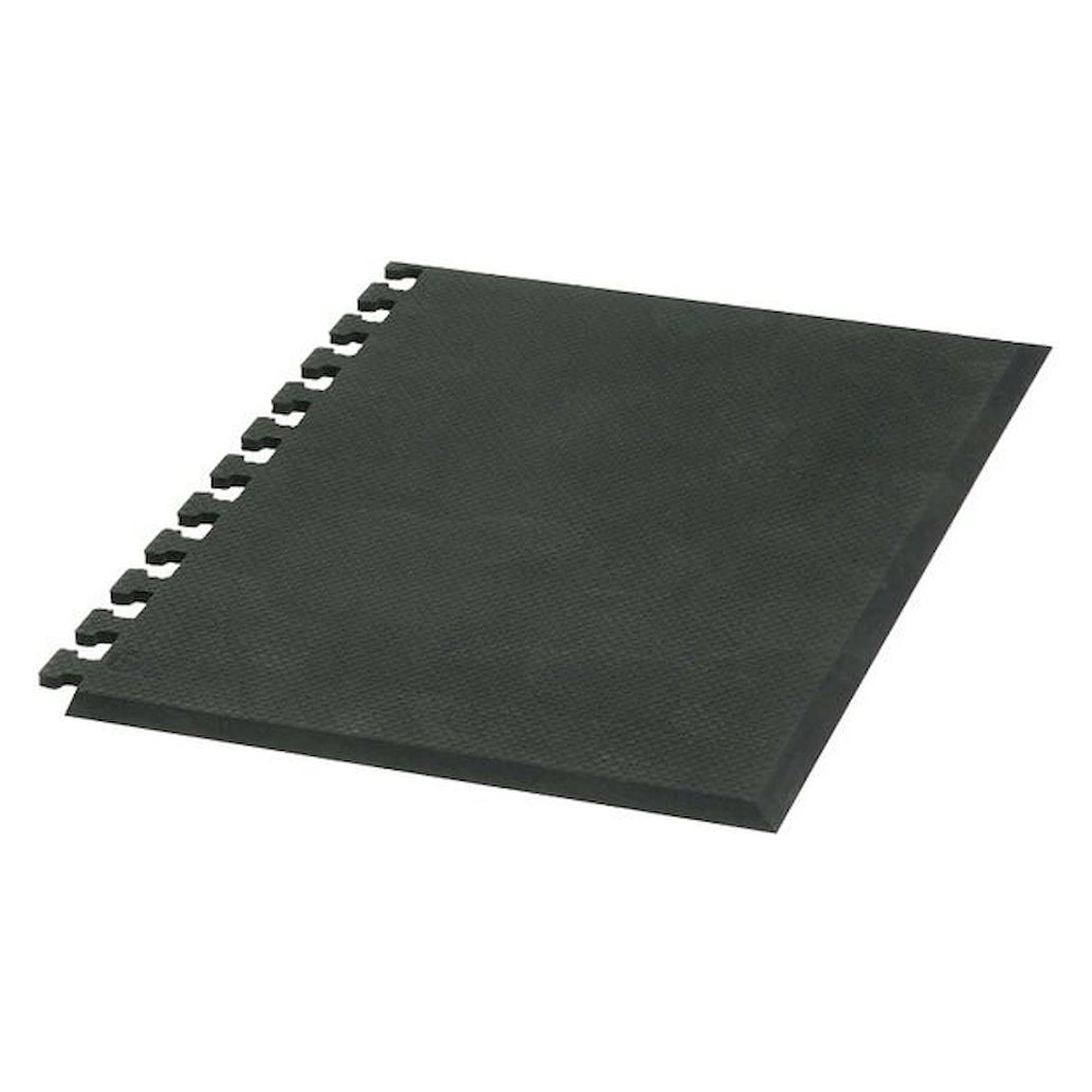 Warmbier 1307.B1.Q970.Q635.VE. ESD Bodenmatte Ecostat,Puzzletechnik: quer, Endstück, schwarz, genoppt, 970x635x13 mm