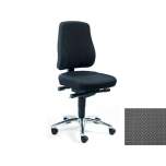 WARMBIER 1700.KSP.ST. ESD chair COMFORT PLUS SUPERTEC, grey, soft castors, 430 - 540 mm