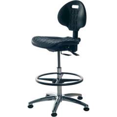 Warmbier 1710.PU. ESD chair Industrial PU, high chair version, black