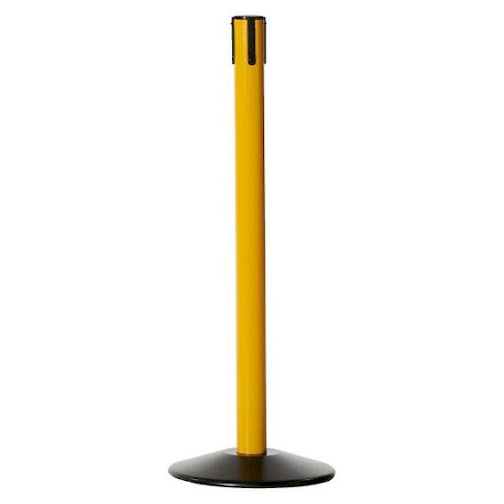 Warmbier 1801.G.P.Y. Belt barrier posts, post tube yellow, base plate black