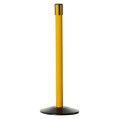 Warmbier 1801.G.P.Y. Belt barrier posts, post tube yellow, base plate black