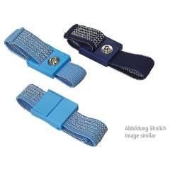 Warmbier 2051.750.10. ESD Armband, dunkelblau, 10 mm Druckknopf