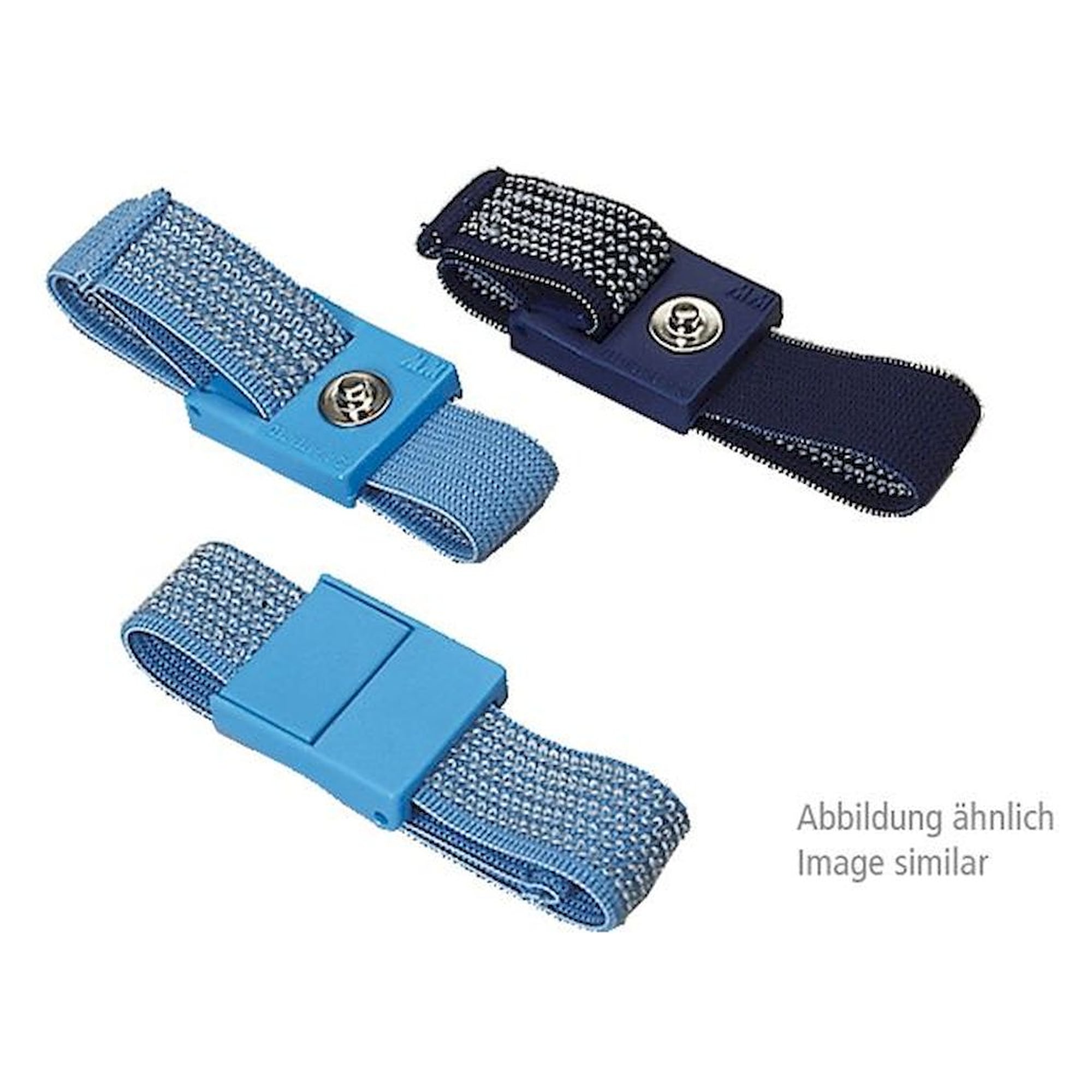 Warmbier 2051.750.3. ESD Armband, dunkelblau, 3 mm Druckknopf