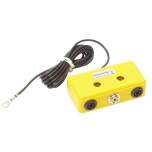Warmbier 2200.121.10.2.Y. Boîte de mise à la terre ESD, 3 connexions, 1 x 10mm DK, 1 MOhm par connexion, jaune