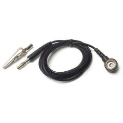 Warmbier 2250756. ESD gro with cable, 10 mm push button/banana plug, L = 1.5 m