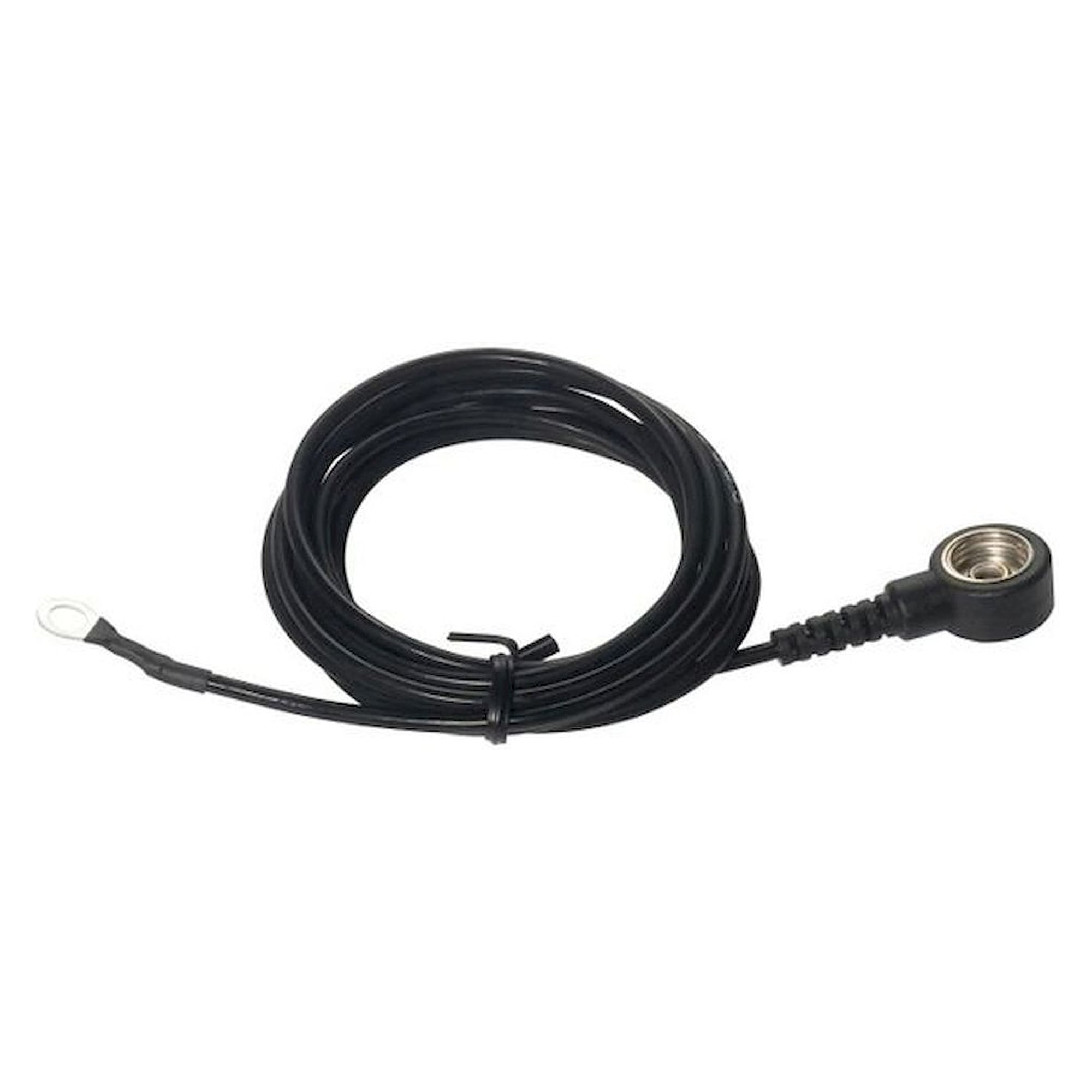 Warmbier 2250.758.2. ESD Erdungskabel, 10 mm Druckknopf/4 mm Öse, L = 3 m
