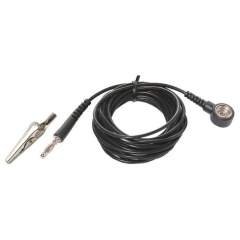 Warmbier 2250765. ESD gro with cable, 10 mm push button/banana plug, L = 3 m