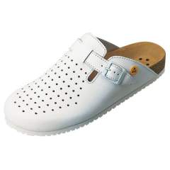 WarmbierESD Clogs Ladies/Men Elektra, white, size 35