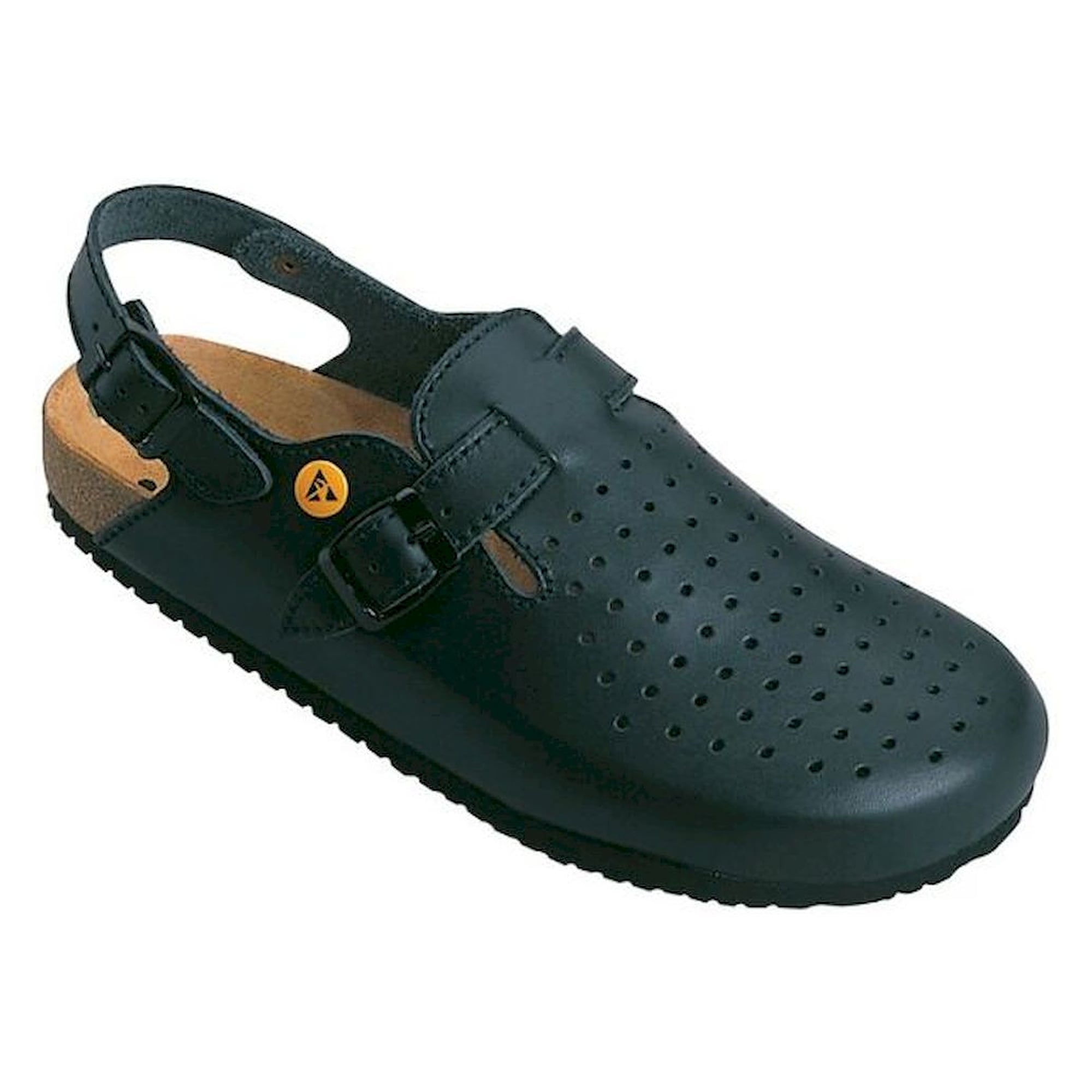 ESD Clogs Damen/Herren Elektra, Fersenriemen, blau, Größe 41