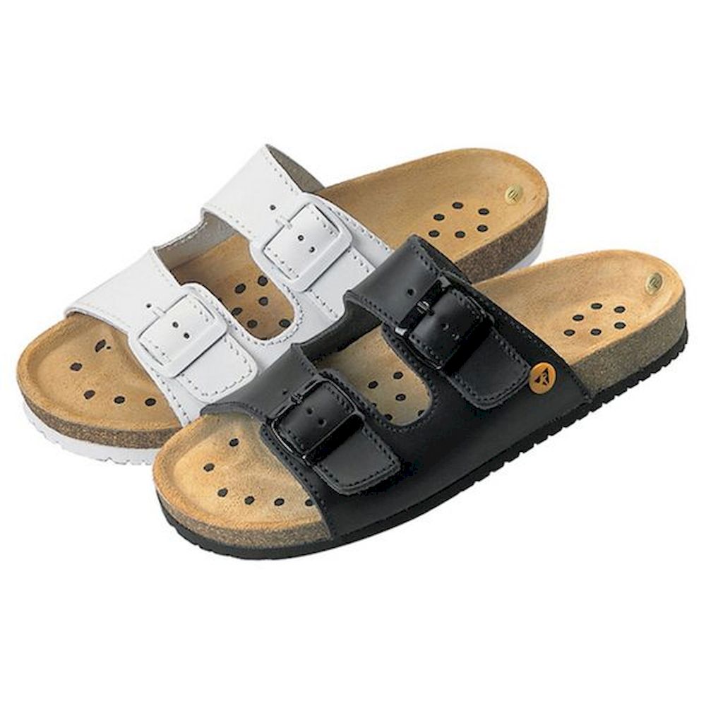 ESD Pantolette Damen/Herren Electra, blau, Größe 44, Loraflex