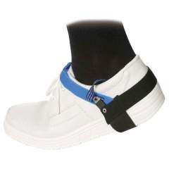 Warmbier 2560890. ESD heel strap continuous use with velcro fastener, black/blue