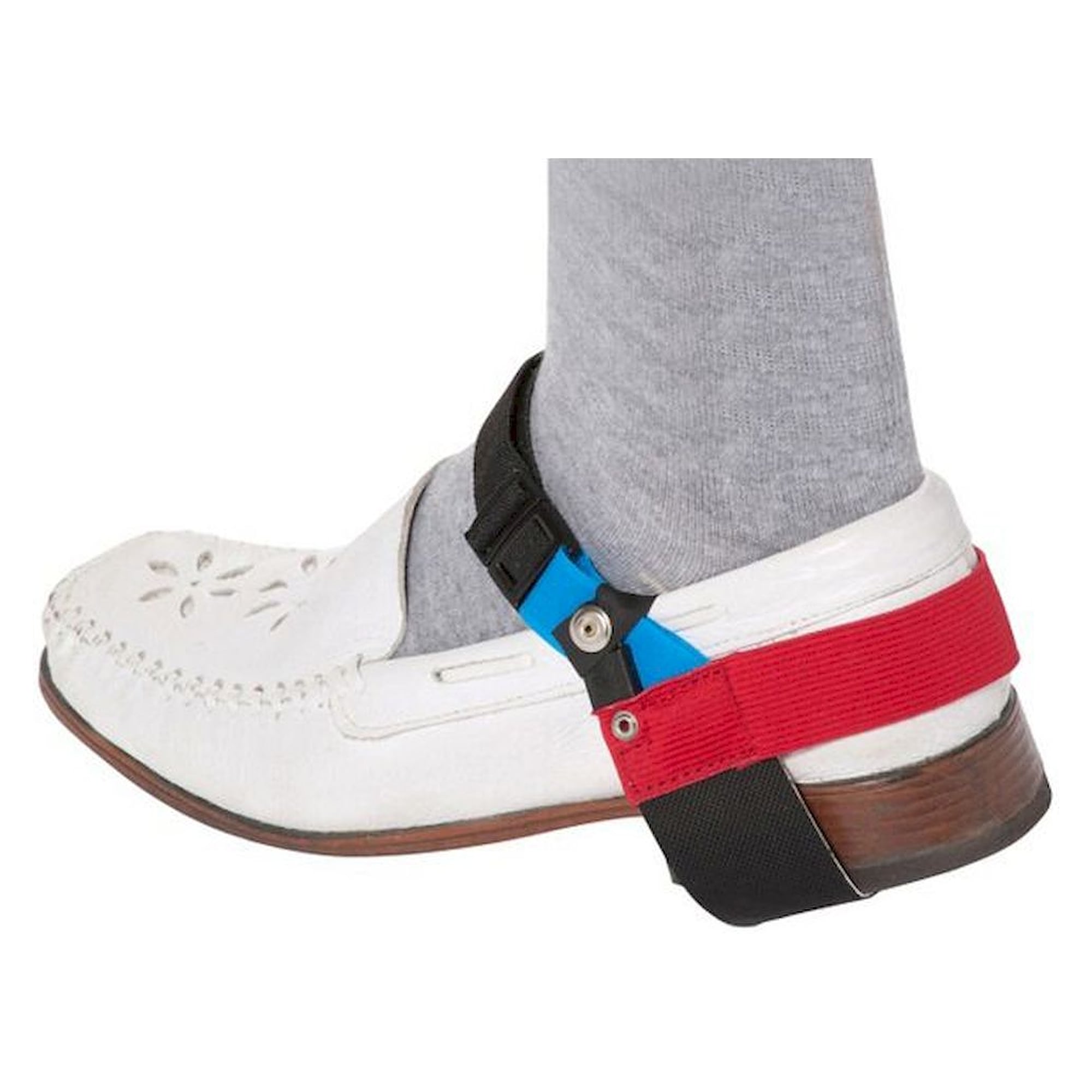 Warmbier 2560.890.R. ESD Fersenband Dauereinsatz mit Clip, rotes Fersenband, unisex