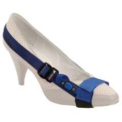 Warmbier 2560.891.2.S. ESD Zehenband Damen, für Dauereinsatz mit Klettverschluss, blau
