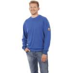 Warmbier 2671.SS.B.3XL. ESD Sweatshirt long sleeve, blue, unisex, 3XL