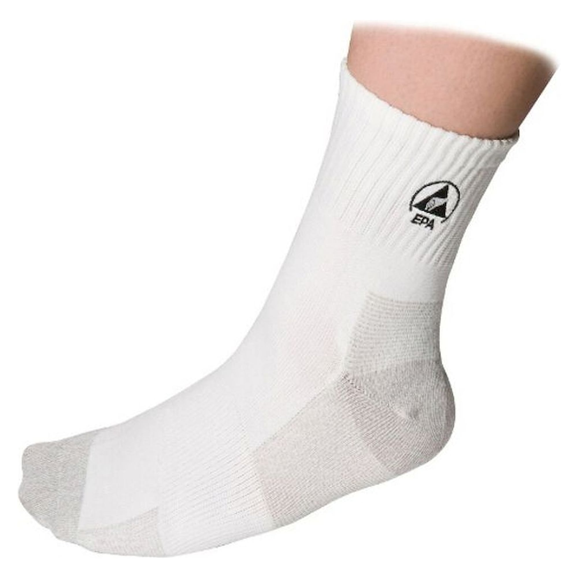 Warmbier 2720.4260.2XL. ESD Socken Line, weiß/grau, 2XL=46-48