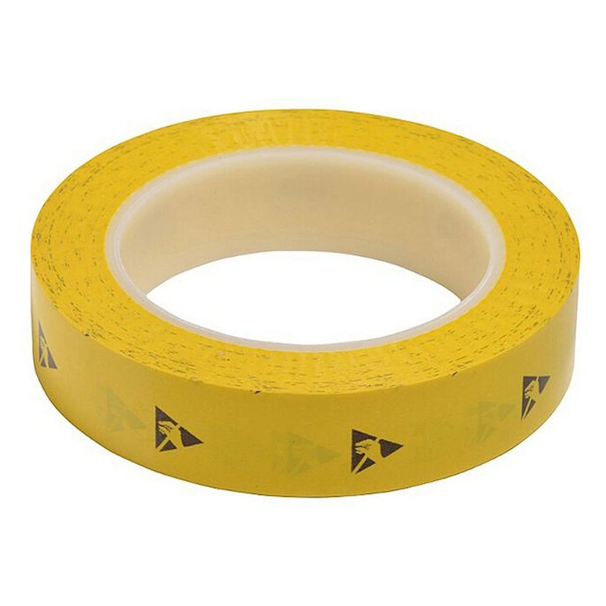 Warmbier 2820.25433.Y. ESD Klebeband PVC, gelb, 25,4 mmx33 m Rolle