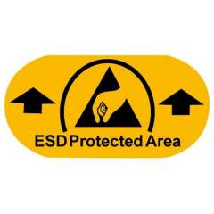 Warmbier 2822.1.EPA. Bodenmarkierungsaufkleber ESD Protected Area, PVC-Folie