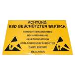 Warmbier 2850.150300.D. EPA warning sticker, 300x150 mm, PVC, yellow, German