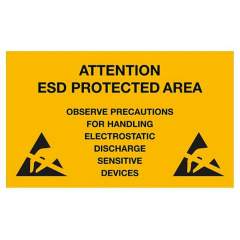 Warmbier 2850.150300.E. EPA warning sticker, 300x150 mm, PVC, yellow, English