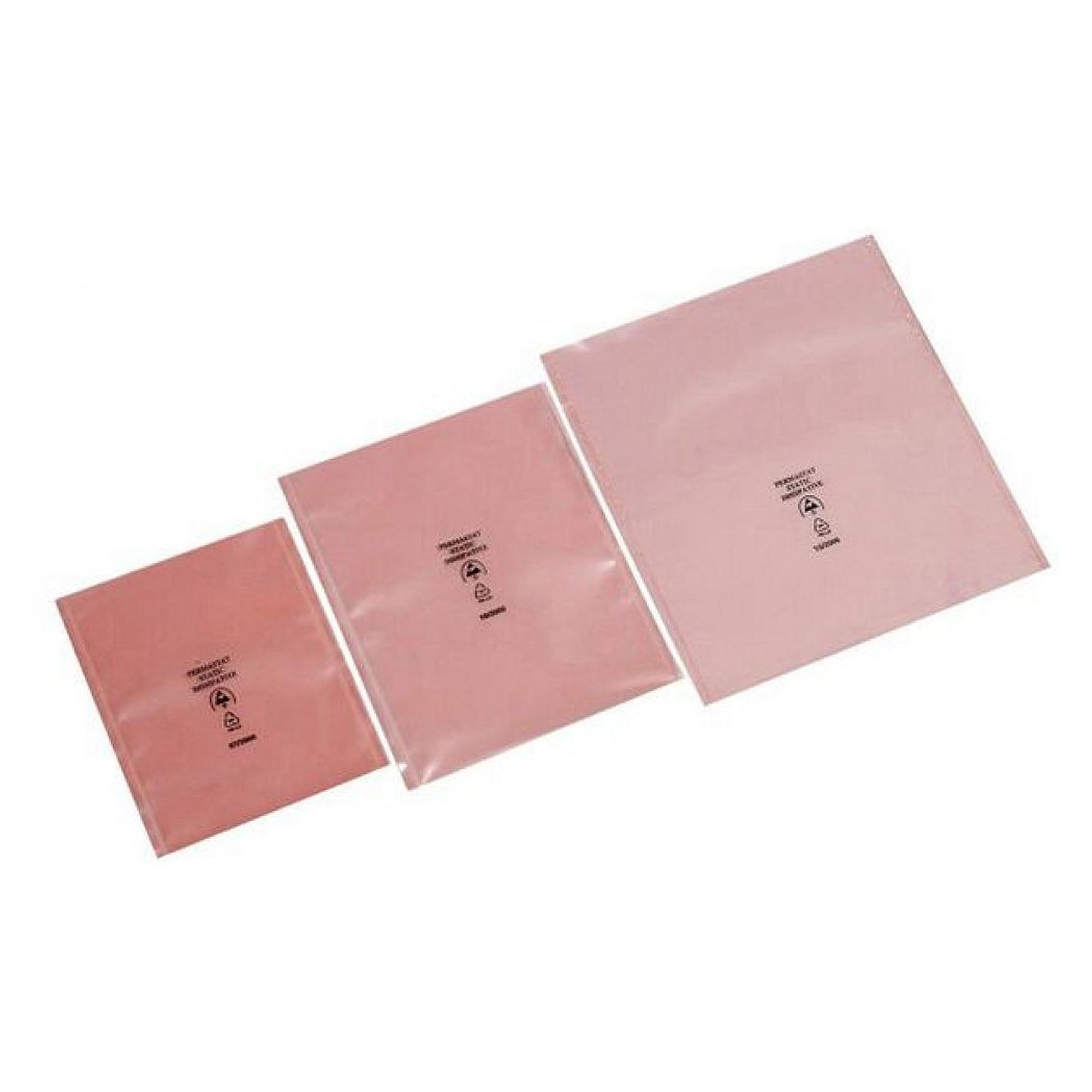Warmbier 3110366. Sachet d’emballage ESD PERMASTAT, rose, 0,1 mm, 100 pièces