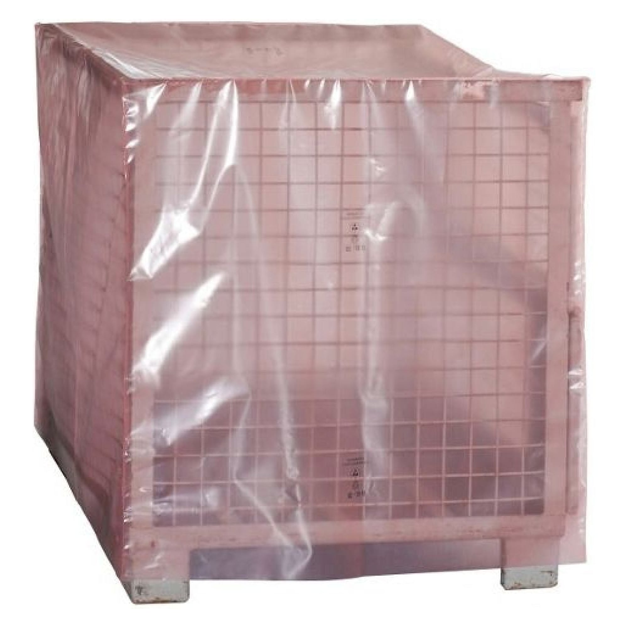 Warmbier 3113.1250.0900. ESD Permastat Seitenfaltenbeutel, rosa, 1250x850x900x0,15 mm
