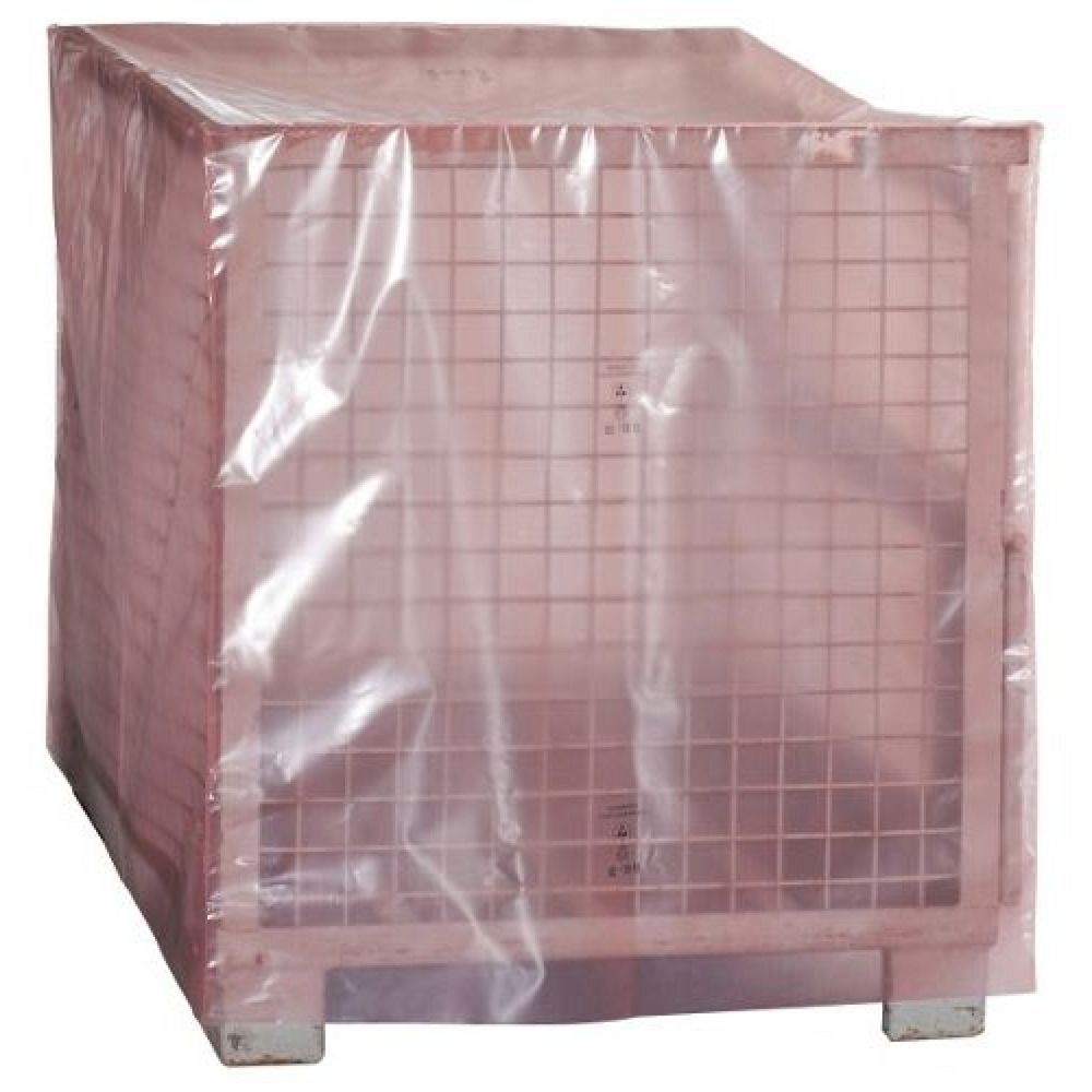 Warmbier 3113.1250.1850. ESD Permastat Seitenfaltenbeutel, rosa, 1250x850x1850x0,15 mm