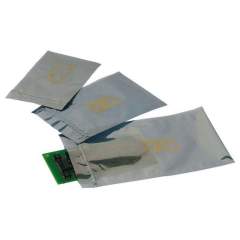 Warmbier 3320.WV.0508. ESD HIGHSHIELD shielding bags, with zip closure, silver, 127x203 mm, 100 pieces