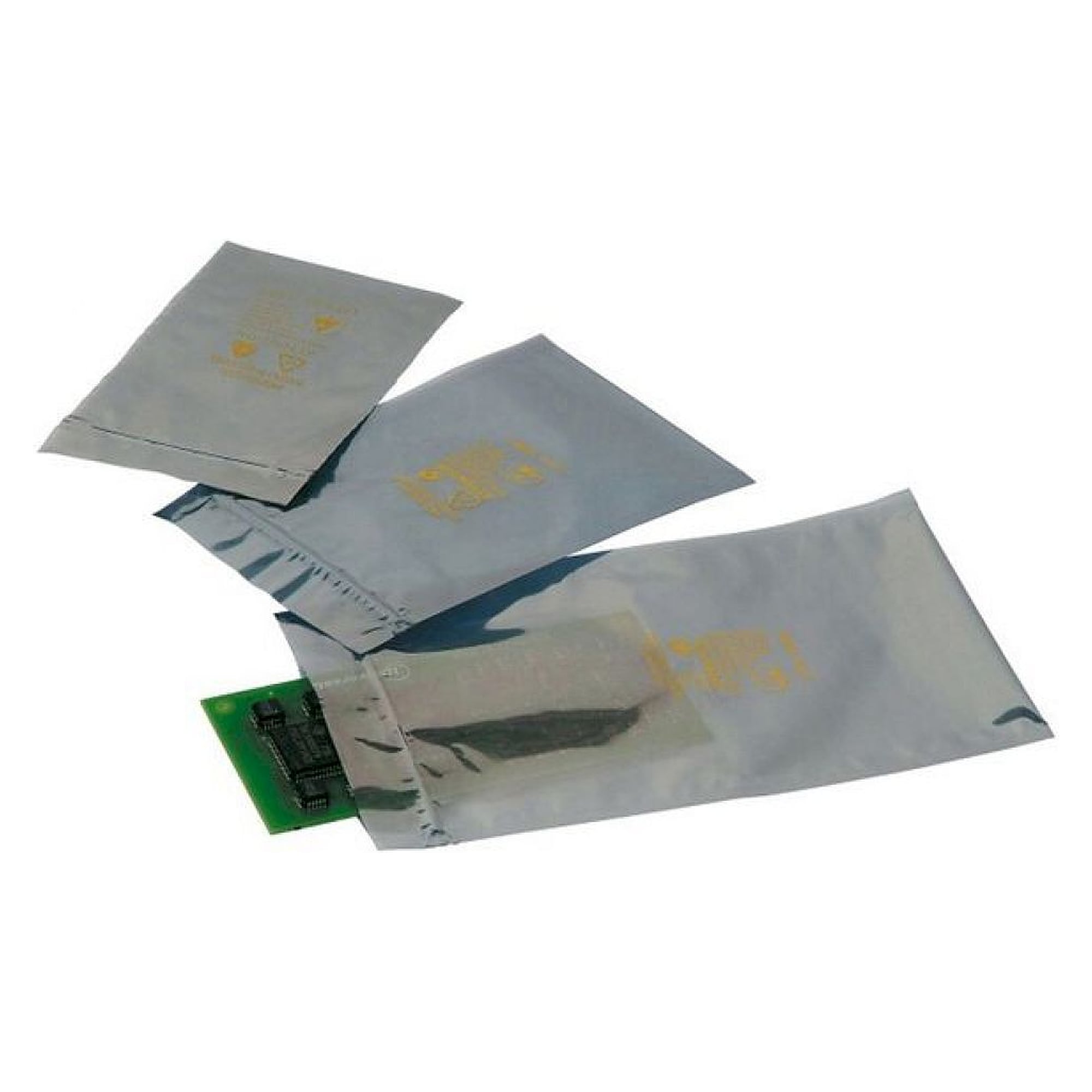 Warmbier 3320.WV.0810. ESD HIGHSHIELD Abschirmbeutel, mit Zip-Verschluss, silber, 203x254 mm, 100 Stück