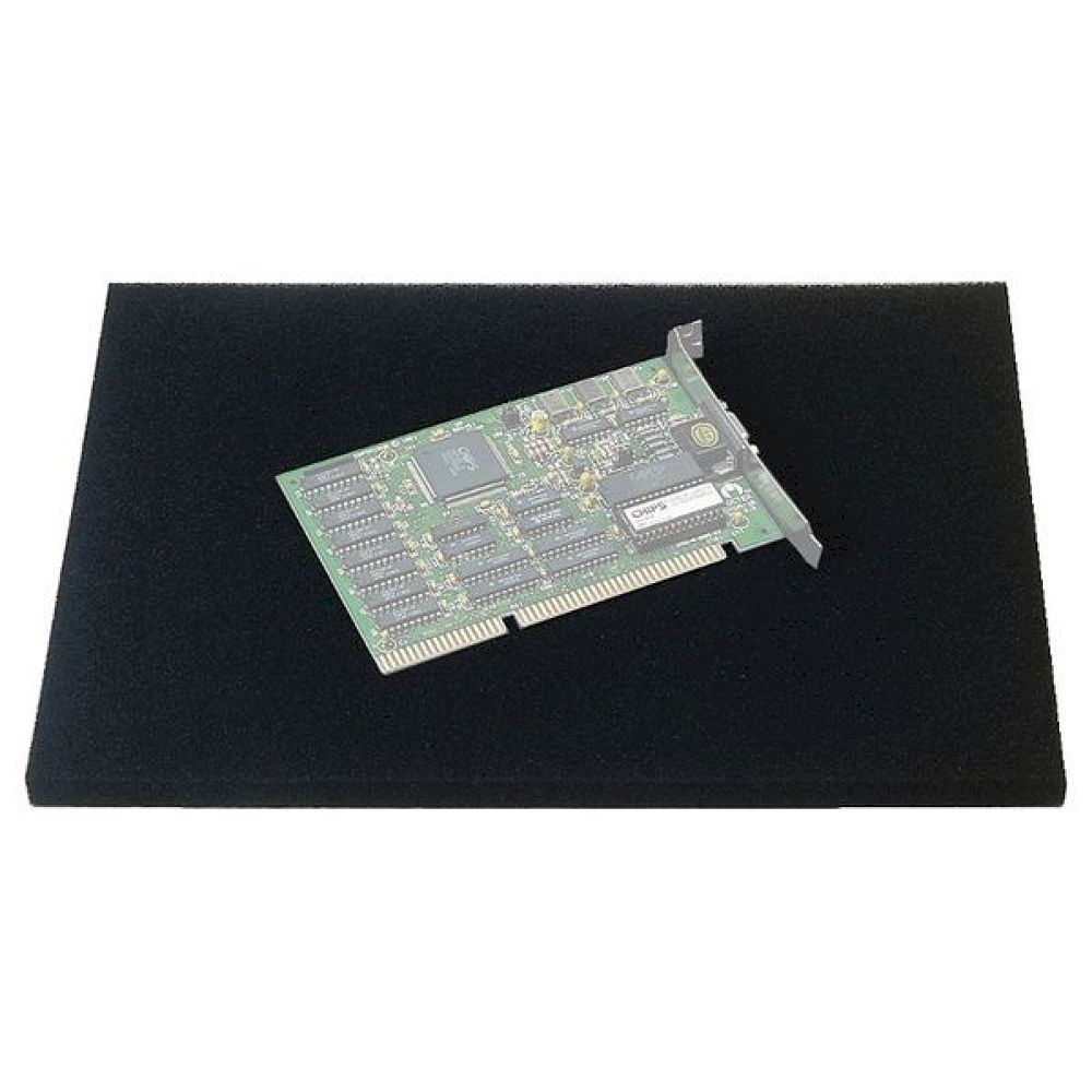 Warmbier 4457.W. PU foam, soft, black, smooth,553x353x15 mm