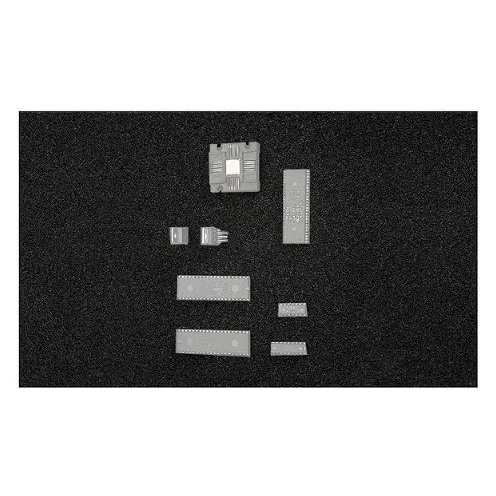 Warmbier 4550.06.0353. PE foam for storage container, hard, black, 353x553x6 mm