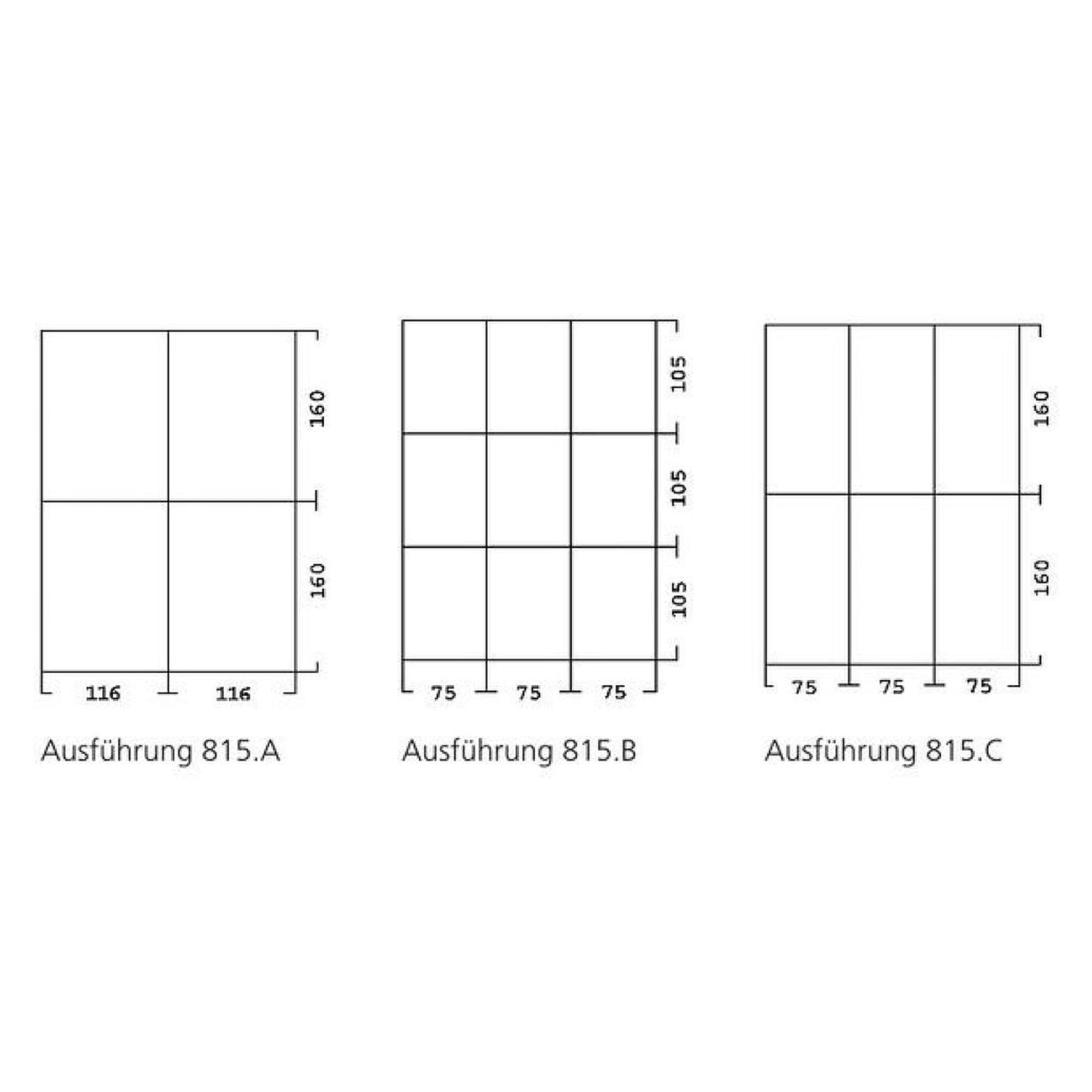 Warmbier 5150.815.B. Drawer divider for 5150.815, 9 compartments, permanently conductive