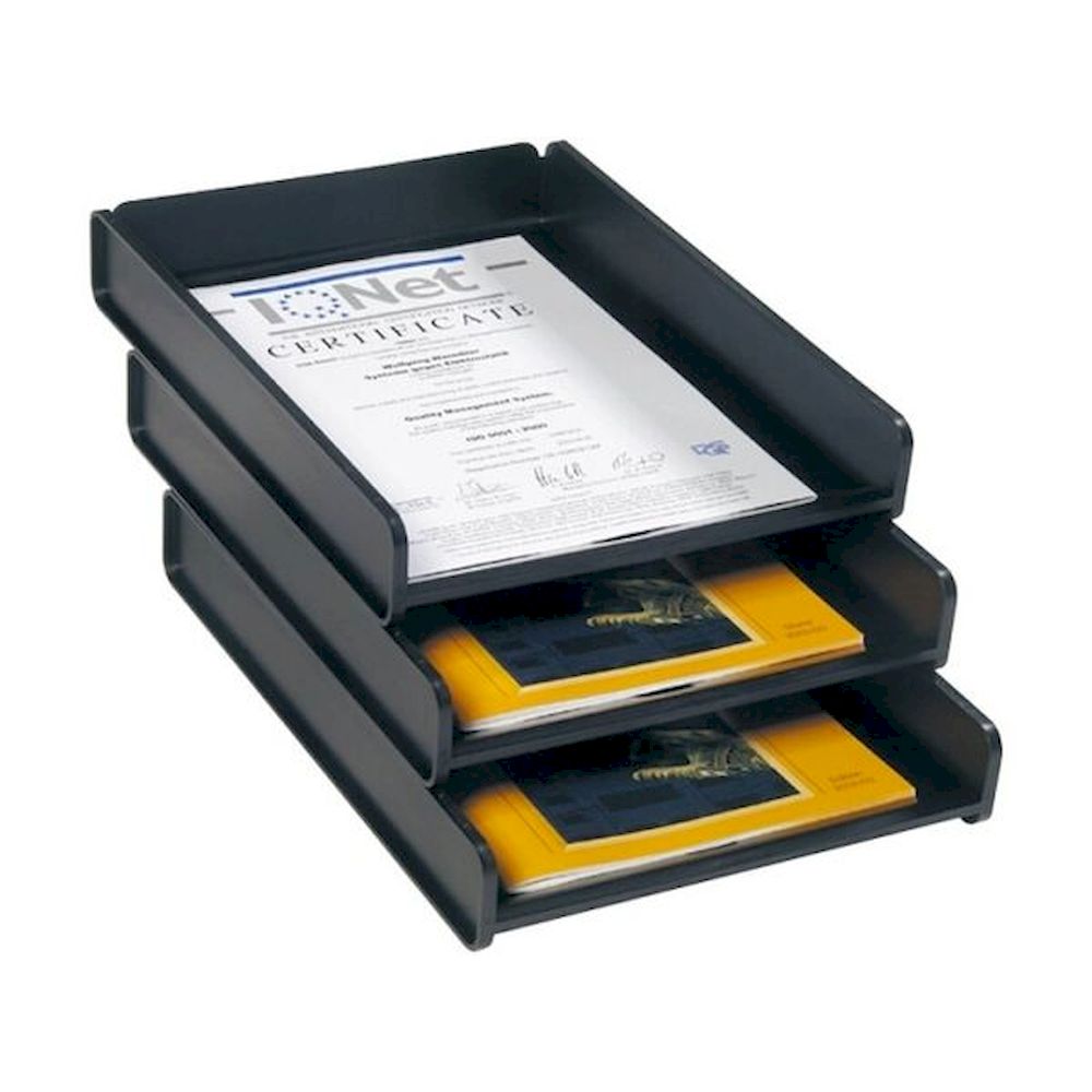 Warmbier 5150841. ESD Ablagekorb, DIN A4 Längsformat, 260x350x55 mm