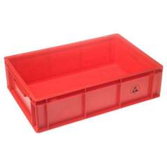 Warmbier 5311.R.24. ESD IDP-STAT Storage container, conductive, red, 600x400x120 mm