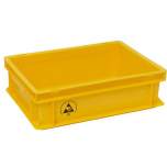 Warmbier 5311.Y.05. ESD IDP-STAT Storage container, conductive, yellow, 300x200x120 mm