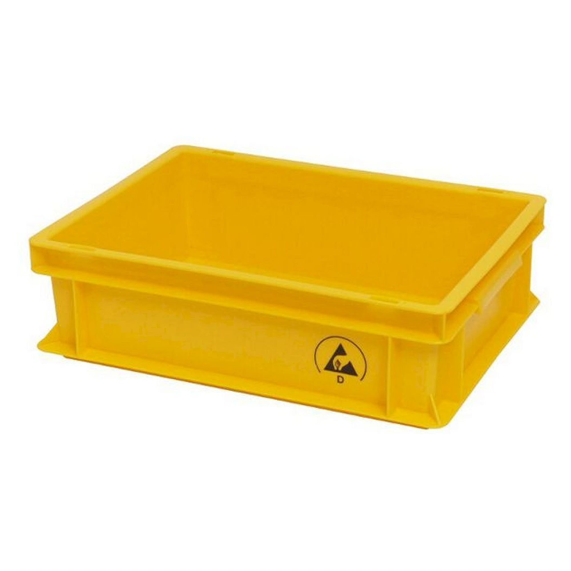 Warmbier 5311.Y.20. ESD IDP-STAT Storage container, conductive, yellow, 400x300x220 mm