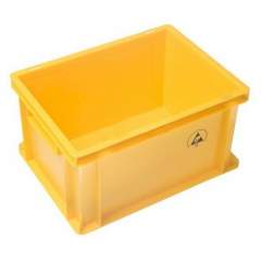 Warmbier 5311.Y.31. ESD IDP-STAT Storage container, conductive, yellow, 400x300x320 mm