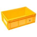 Warmbier 5311.Y.42. ESD IDP-STAT Storage container, conductive, yellow, 600x400x220 mm