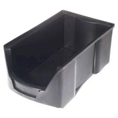 Warmbier 5320.2. ESD visual storage box, conductive, black, classic, 500x300x200 mm