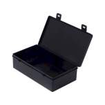 WARMBIER 5351.2212.060. ESD box with hinged lid, carbon, 221 x 121 x 55 mm