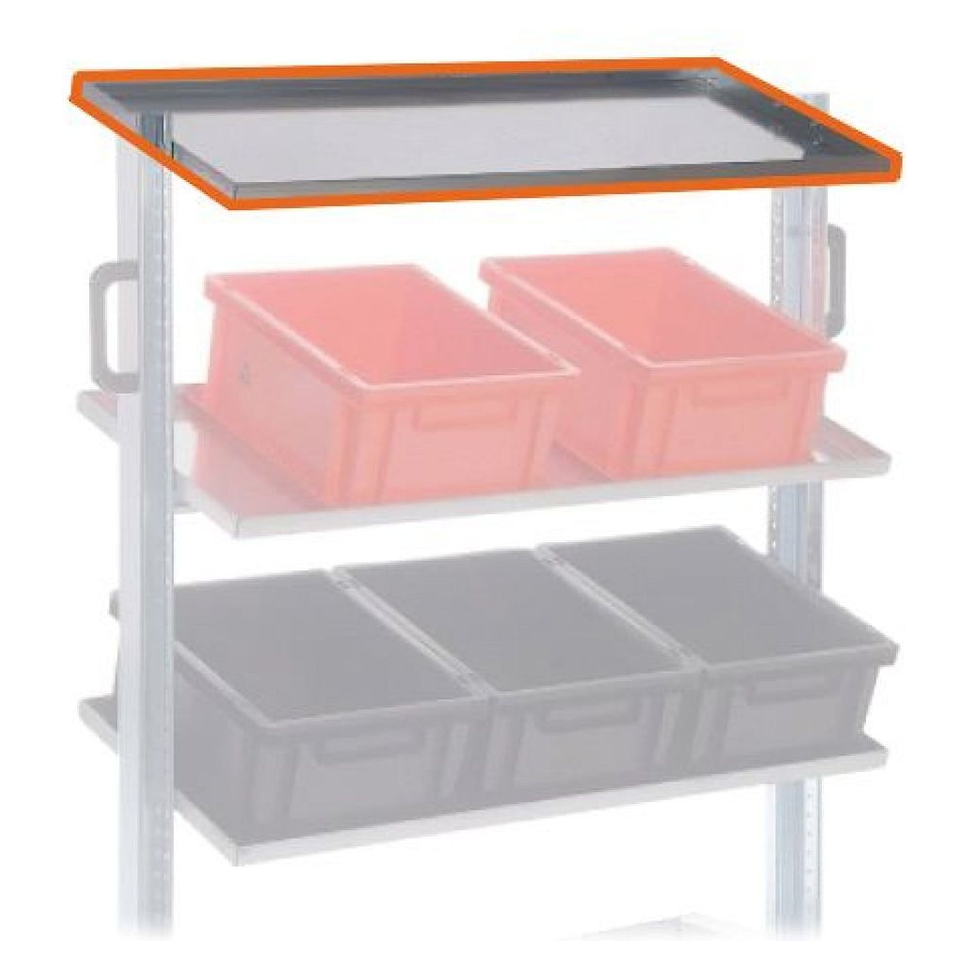 Warmbier 5390.12102. Shelf, single, for mounting on transport trolley 5390.1210.01