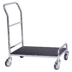 Warmbier 5390.510.N. ESD transport trolley, 1 floor with ESD groove profile covering, 540x950 mm