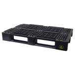 Warmbier 5395800. ESD Palette, schwarz, leitfähig, 1200x800x150 mm