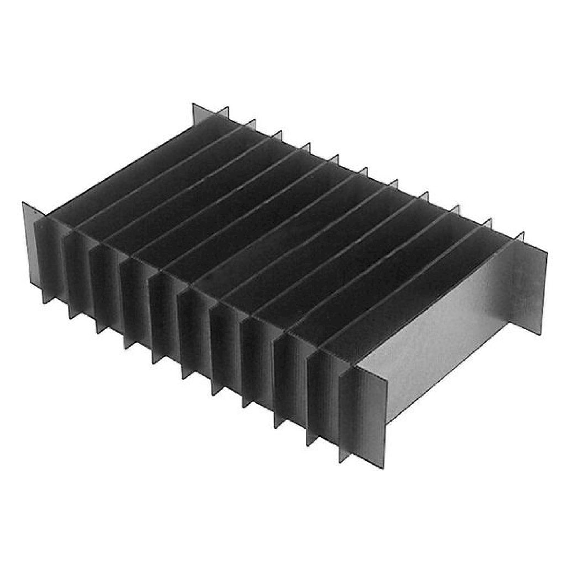 Warmbier 5420.253.20.80. ESD Short dividers for compartments, in storage container 400x300 mm, 253x80x3 mm