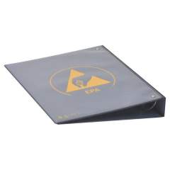 Warmbier 5710.RB.B. ESD Ringordner DIN A4 PVC IDP-STAT, schwarz, Rückenbreite 45 mm/4 Ring