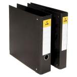 Warmbier 5800846. ESD ring binder DIN A4, black, back width 45 mm/4 ring
