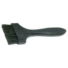 Warmbier 6100107. ESD flat brush hard, black natural bristles 50 mm, conductive